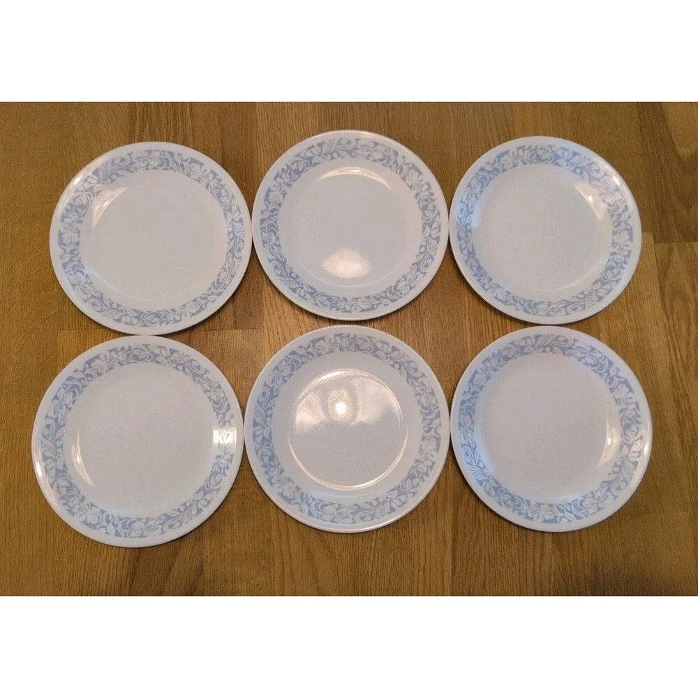 CORELLE 8 SEA AND SAND Bread And Butter Plates 6 3/4” MORNING LIGHT Set Of 6
